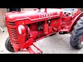 Farmall tractor Utility 235 - Start and walkaround