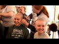 Gabriella & Rebecca Shave their Heads Bald - St Baldrick's - Napper Tandy's, NC - March 3, 2012