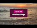 Relaxing Beach Waves and Sunset ASMR