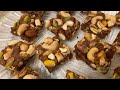 Homemade Date Nut Bars