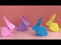 【折り紙】立体 ウサギの折り方 Origami Rabbit Paper Craft DIY