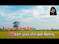 Karaoke Song Ca Nắng Ấm Quê Hương | Thiếu giọng NAM song ca với Bình Anh