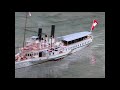 PADDLE WHEELER  Steamboat  Winkelried live steam rc model - bateau à aubes vapeur vive Lac Leman CGN