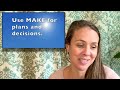 Make vs Do. Grammar lesson on when to use make and do. A very common ESL mistake.