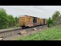 Short but sweet! Norfolk Southern 310 with 8 cars and a BNSF Warbonnet!!