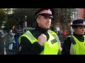 #YellowVestUK Confronting a police officer that hit a woman