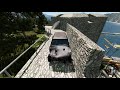 BeamNG SUV escape to Castle Walls in Italy