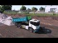 🚧 Scraping Asphalt Using Milling Machine On A Local Road - Public Works ⭐ FS19 Geiselsberg TP