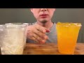 [ASMR] FANTA DRINKING SOUNDS  ORANGE ICE CUP(NO TALKING) REAL SOUNDS환타 오렌지맛 얼음컵 음료수 먹방 원샷ファンタを飲んでいます