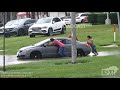 7-14-19 Baton Rouge, La Flash Flooding Sandbagged Homes Car Stalls Pushed Out Of High Water