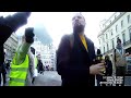 #YellowVestUK Racist abuse of yellow vest protesters