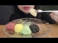 ASMR Korean Rice Cake. Eating Sounds NoTalking