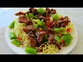 Simple fast food beef fried noodles recipe
