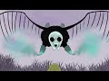 nightmarishly unfinished animation of monk discovering a vulture dot mp4