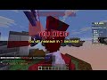 My first time playing bedwars it was CHAOS