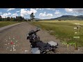 Riding Highway 4 on a 2019 R1250GS, East Fork Trailhead to Valles Caldera