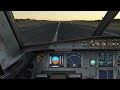 short video of landing the a320