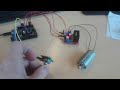 Arduino motor control system with HW-95 and Rotary Encoder