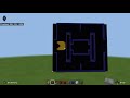 PacMan arcade game in minecraft