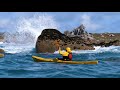 Sea Kayak T-Rescue:  Deep Water Rescue / How to get back in your Kayak with help