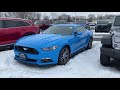 2018 Blue Mustang GT