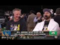 Klay Thompson & Steve Kerr Join GameTime after Game 6 Win | 2022 NBA Finals