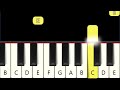 Für Elise - Very Easy Piano tutorial - Beginner