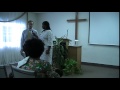 Samuel Kimeu preaching at Anointed Church in Gaithersburg, Maryland, USA