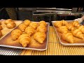 How to make Various Croissants, Chocolate, Ham&Cheese, Creme Diplomat flavors - Korean food