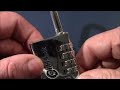 (picking 772) Cracked open: Burg Wächter 4 wheel combination lock (out of the package)