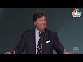 Trump News LIVE: Tucker Carlson Hails Trump as ‘Bravest Man’ in RNC Speech | USA News Live | N18G