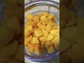 1st video: dehydrating frozen mango