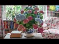🌸New🌸 BLOOMS & CHECKS: Mastering the Art of Gingham & Floral Patterns Decor Ideas Shabby Chic Style