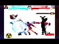 KOF Mugen Nuclear Ralf vs Super Boss Team