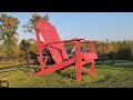 Roadside Attraction: Biggest Muskoka chair in northern Ontario | happy traveler's journal #旅人雜記