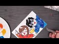 A Professional Artist draws a picture 