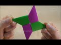 Origami Fidget Spinner - How to make a Fidget Spinner without a bearing: DIY Spinner with paper