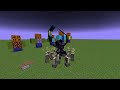 warden VS all mutant zombies battle minecraft