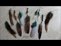 Tribal Feather Charms