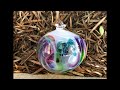 Xmas Ornaments glass blowing demo