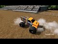 Epic High Speed Monster Truck Jump And Crashes #4 | BeamNG ABA #beamngdrive