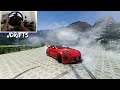 Drifting 350z on Euphoria Hillside Park w/Steering Wheel+Shifter - Assetto Corsa