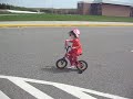 Kids on Bikes (mostly L) at West Hollow Jr. High parking lot