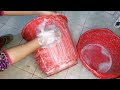 How to clean washrom tub and bucket   ll Washroom tub Saaf karne Ka tarika  /Bathroom  Cleaning Tips