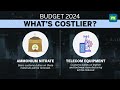 Budget 2024: What’s cheaper and costlier? Here's the list