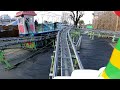 [4K / Back & Front Seat] Wave Star Ride (Roller Coaster in LunaPark, Japan)