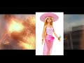 a barbie doll vs a nuclear bomb