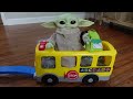 Baby Yoda's School Morning Routine and packing backpack and lunch box