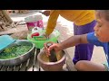 Samlor Prahur bamboo shoots with snails and delicious durian