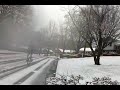 Snowy Unicycle Ride